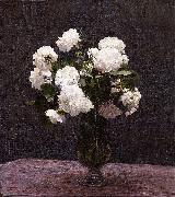Henri Fantin-Latour White Roses, Germany oil painting artist